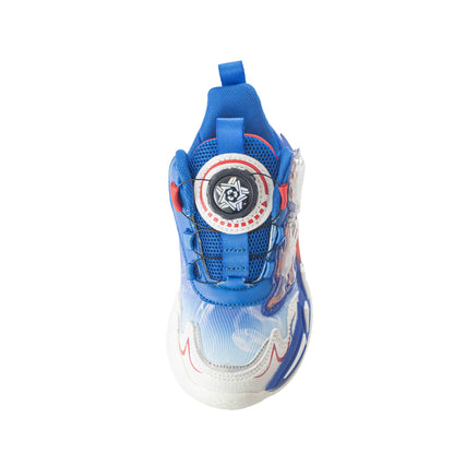 Kids' Superhero Rotary buckle Sneakers – 836 Blue