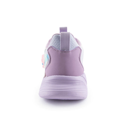 Youth Rotary buckle Girl's Sneakers with butterfly B28198