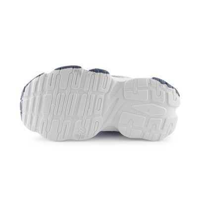 Kid's Rotary buckle Sneakers - Orange/Blue/White D3032