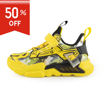 Shaoowfax Youth Fashion Children's Sports Shoes Boys Running Sports Shoes - UK143050 Yellow